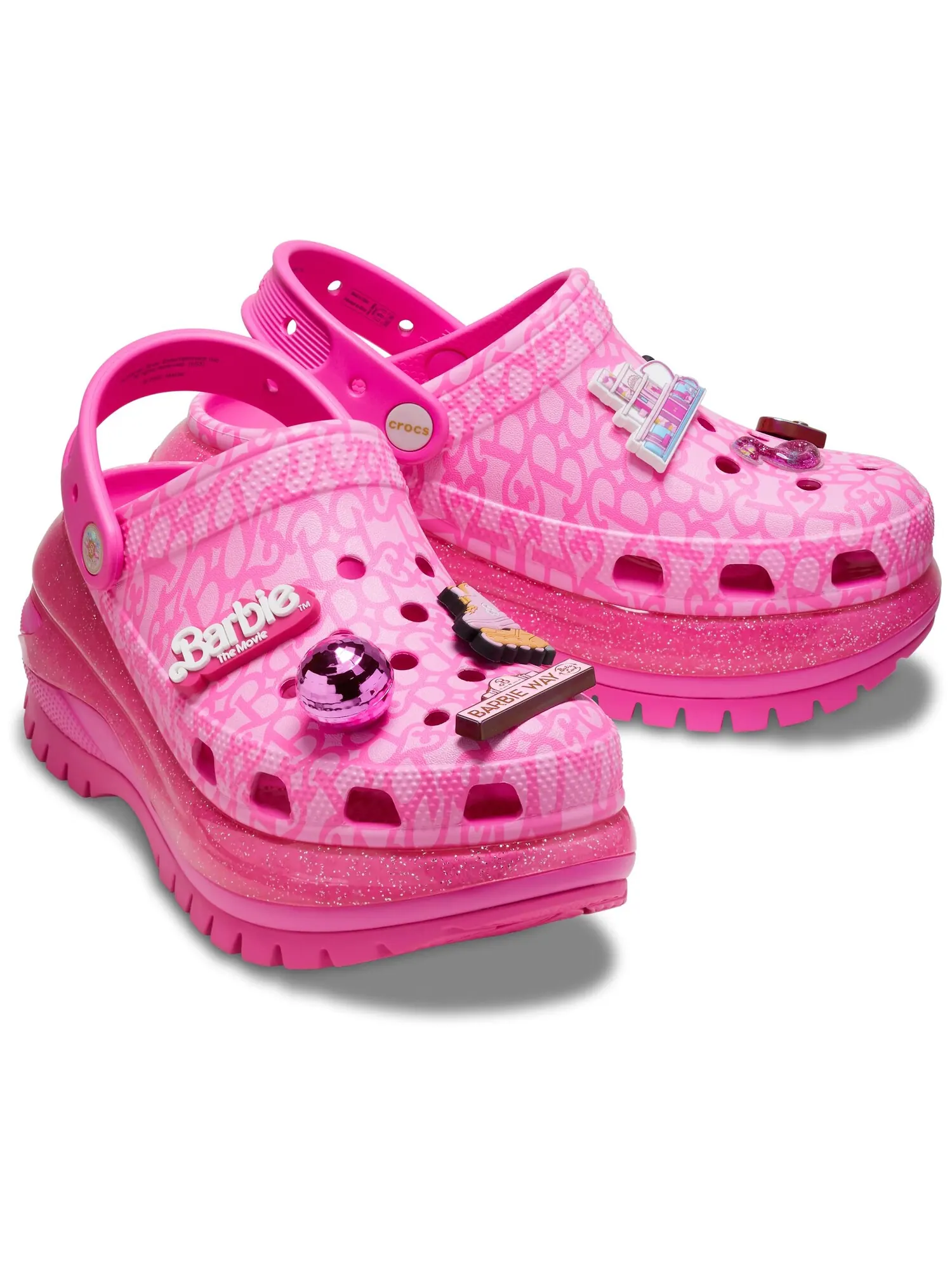 Сабо Crocs Mega Crush Barbie The Movie — изображение 2 из 6, розовый