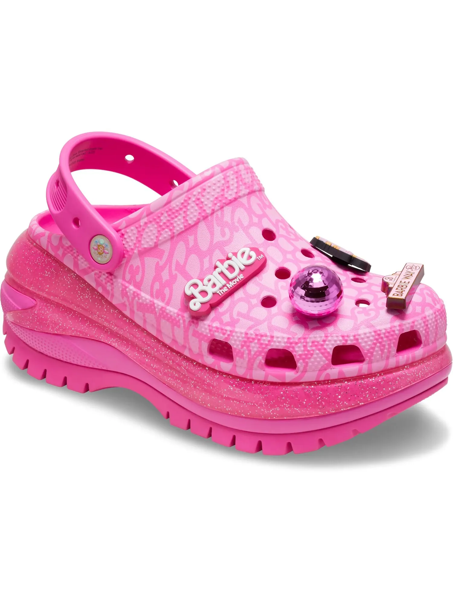Сабо Crocs Mega Crush Barbie The Movie — изображение 5 из 6, розовый