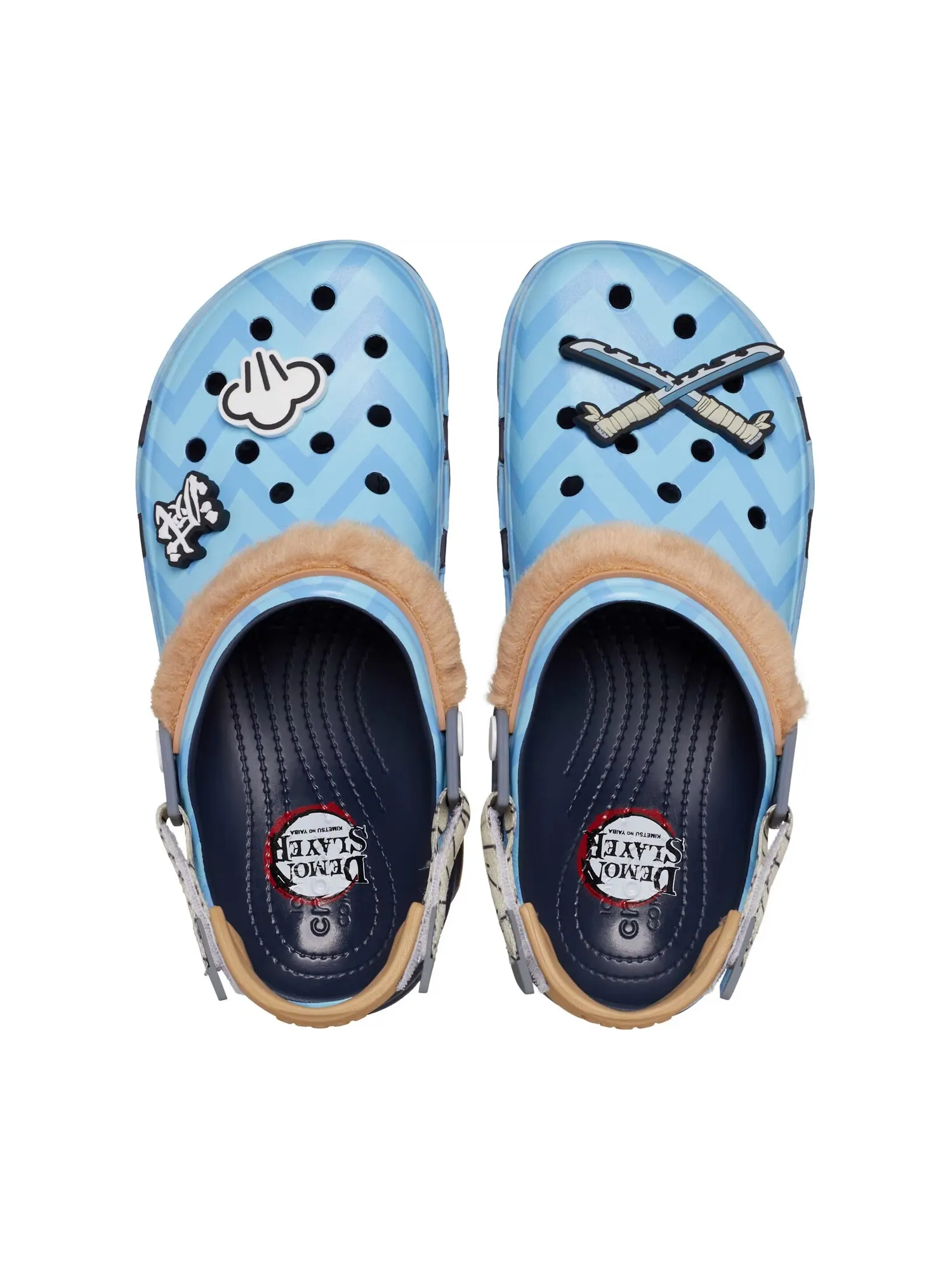 Сабо Crocs Demon Slayer - Inosuke All-Terrain — изображение 2 из 6, синий