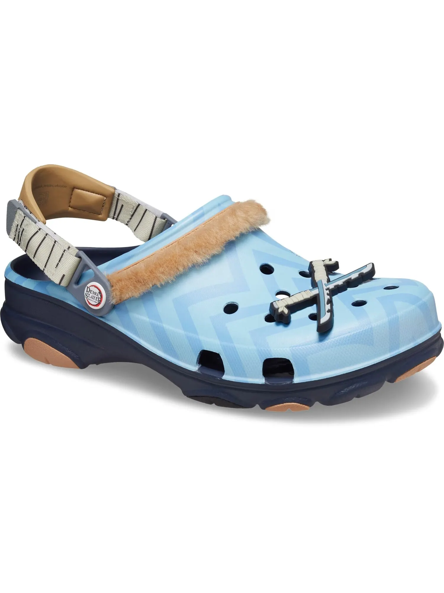 Сабо Crocs Demon Slayer - Inosuke All-Terrain — изображение 5 из 6, синий