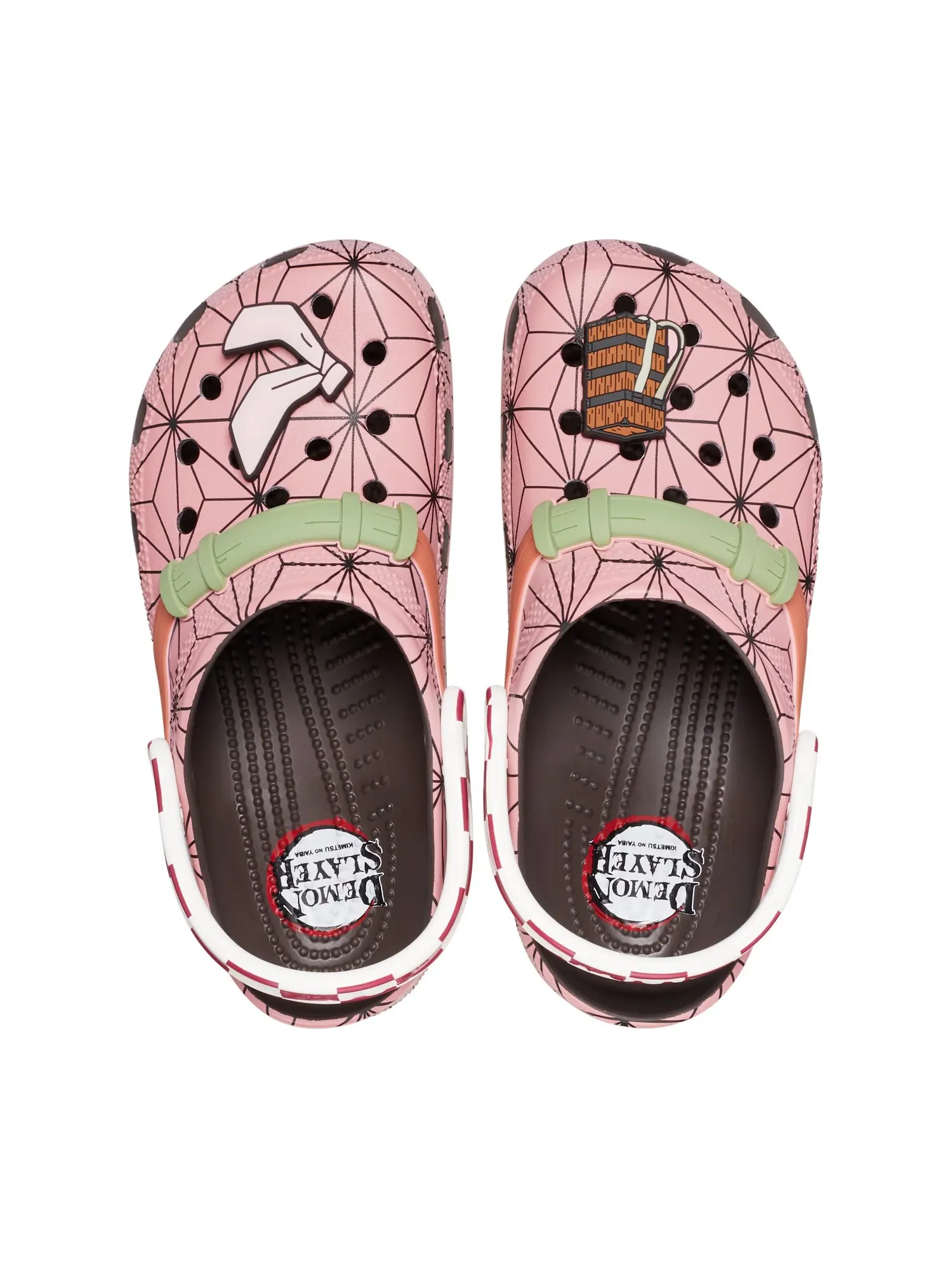 Сабо Crocs Classic Demon Slayer - Nezuko — изображение 2 из 6, розовый