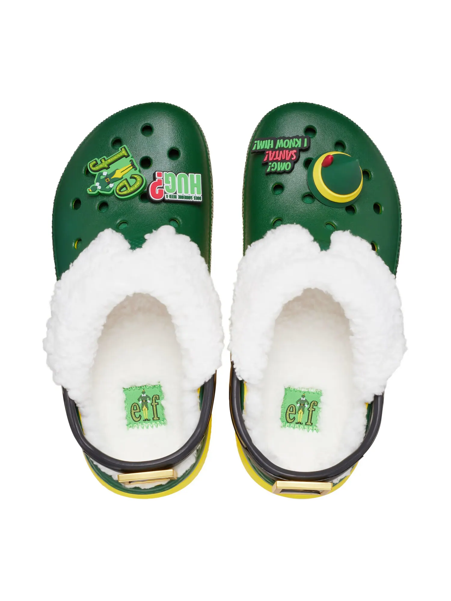 Сабо Crocs Classic x Elf — изображение 2 из 6, зеленый