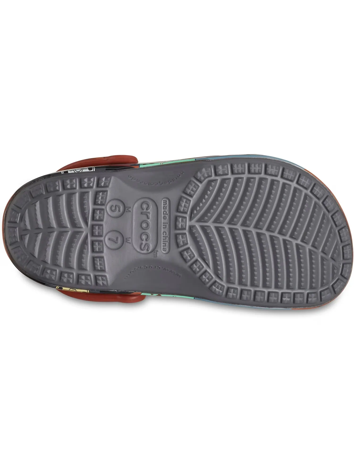Сабо детские Crocs Classic Disney And Pixar Cars — изображение 4 из 6, коричневый