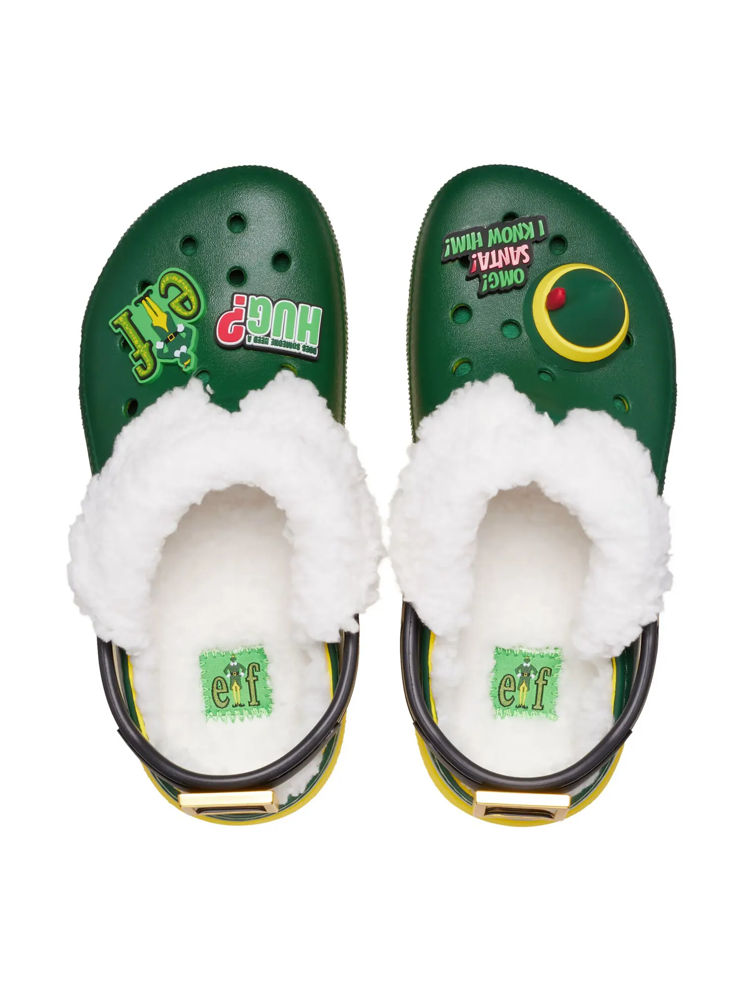 Сабо детские Crocs Classic x Elf — изображение 1 из 6, зеленый