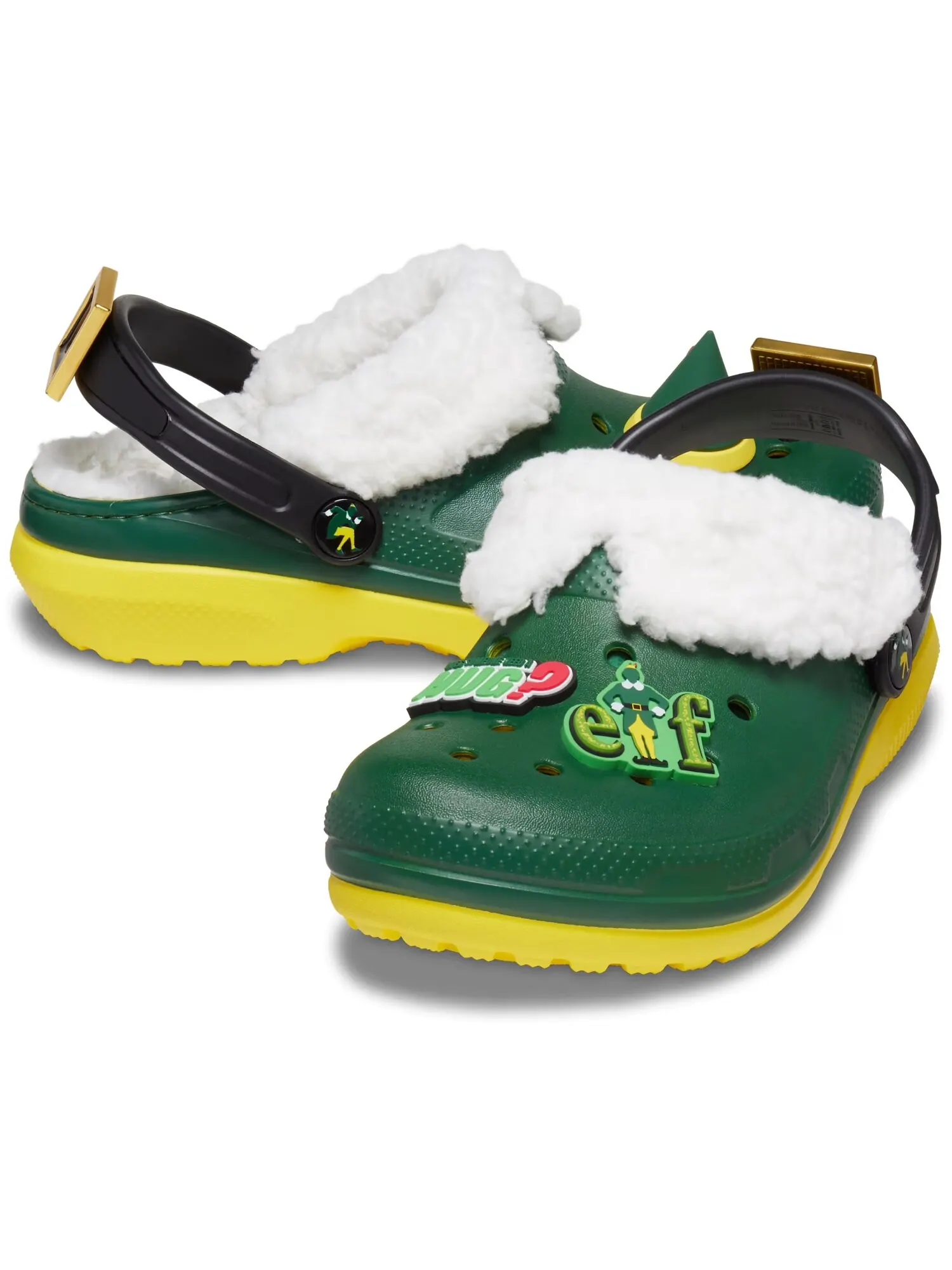 Сабо детские Crocs Classic x Elf — изображение 2 из 6, зеленый