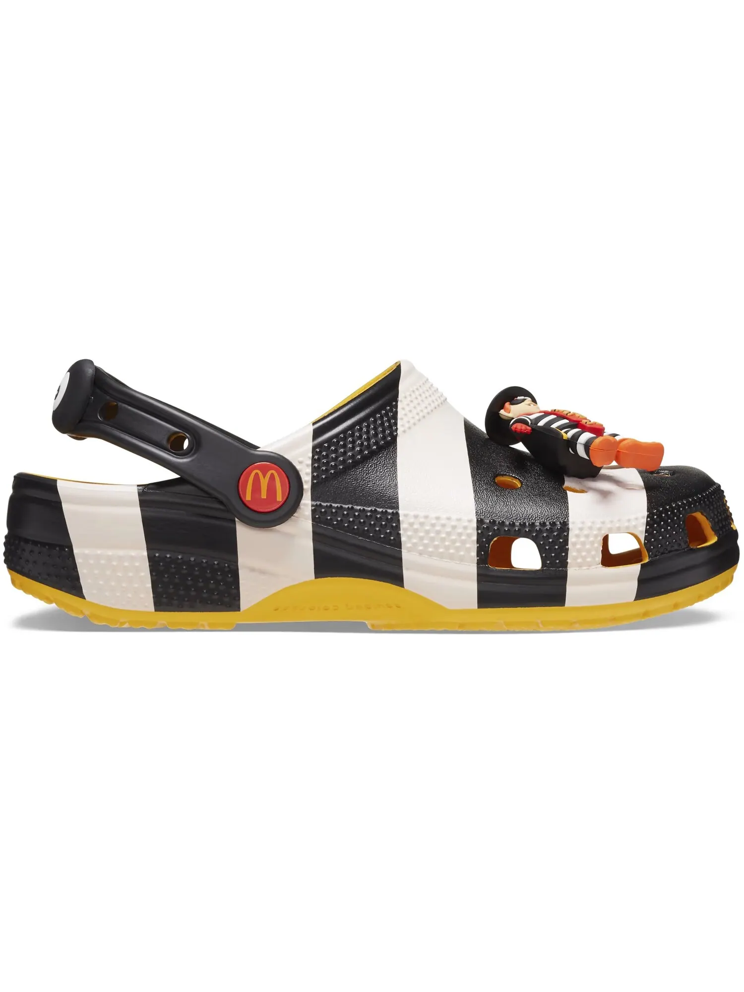 Сабо Crocs Classic x McDonald’s - Hamburglar — изображение 3 из 7, черный/белый
