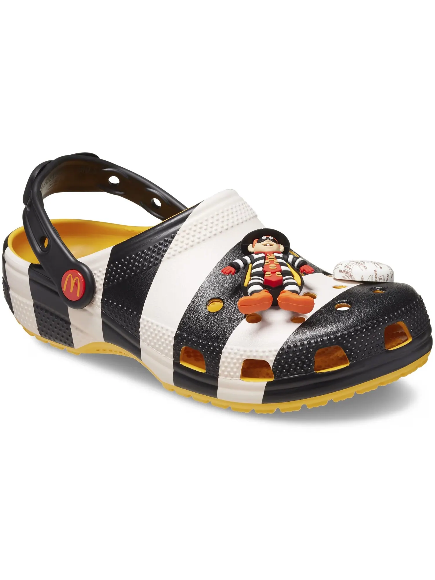 Сабо Crocs Classic x McDonald’s - Hamburglar — изображение 5 из 7, черный/белый