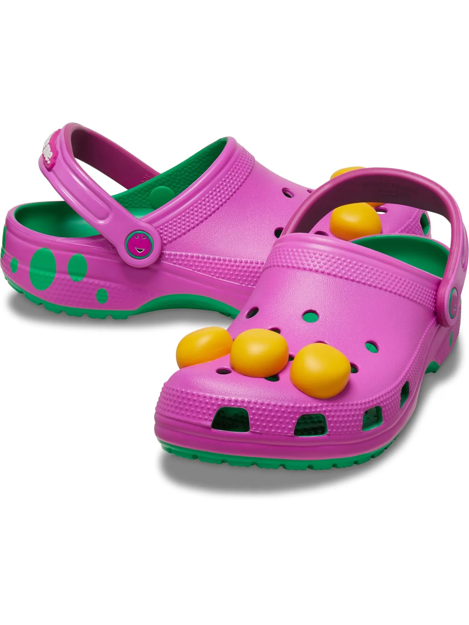 Сабо Crocs Classic x Barney — изображение 2 из 6, фиолетовый