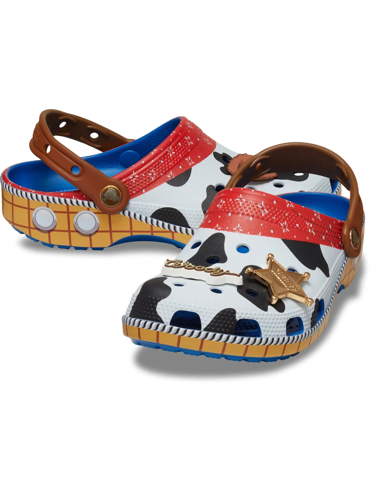 Сабо Crocs Classic x Toy Story «Шериф Вуди» — изображение 2 из 7, коричневый