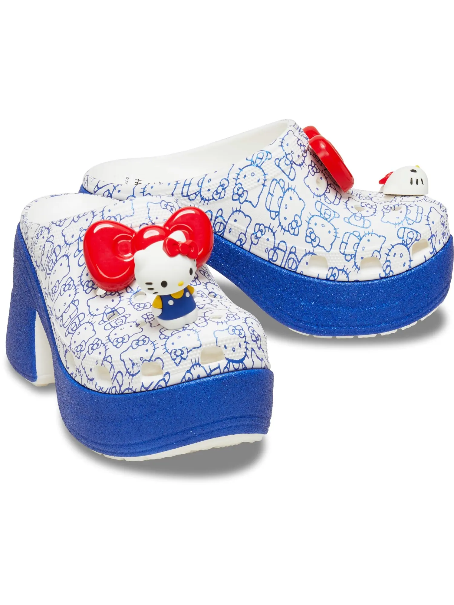 Сабо Crocs x Hello Kitty Siren — изображение 1 из 6, белый/синий
