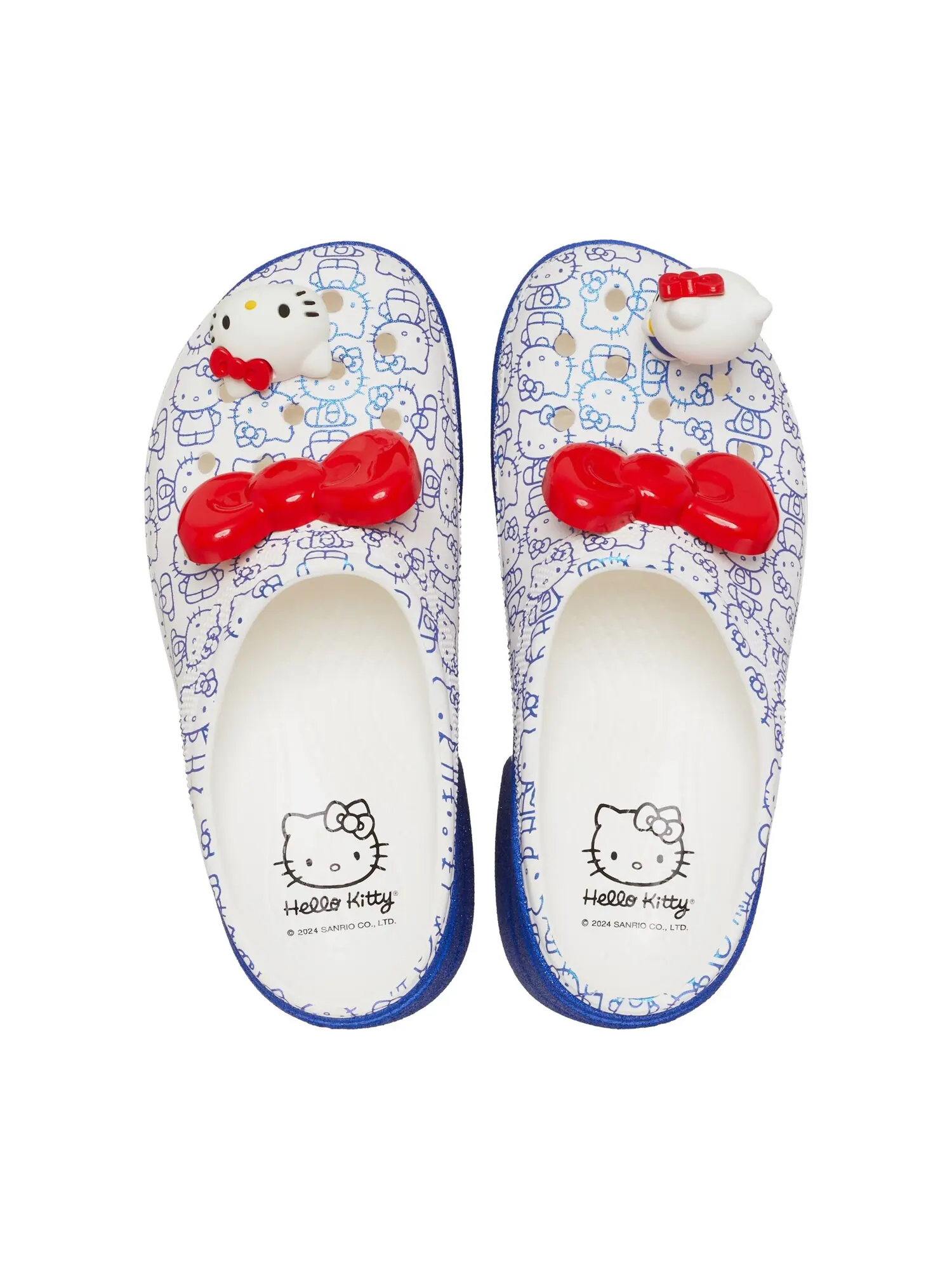 Сабо Crocs x Hello Kitty Siren — изображение 3 из 6, белый/синий