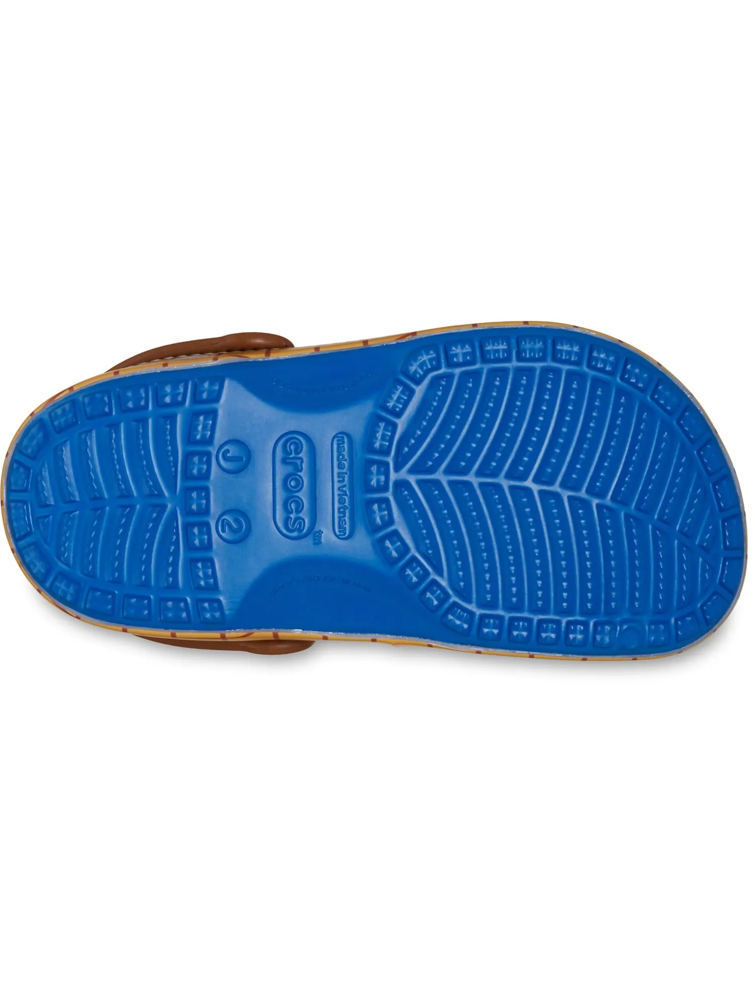 Сабо детские Crocs Classic x Toy Story 'Sheriff Woody' — изображение 4 из 7, синий/коричневый