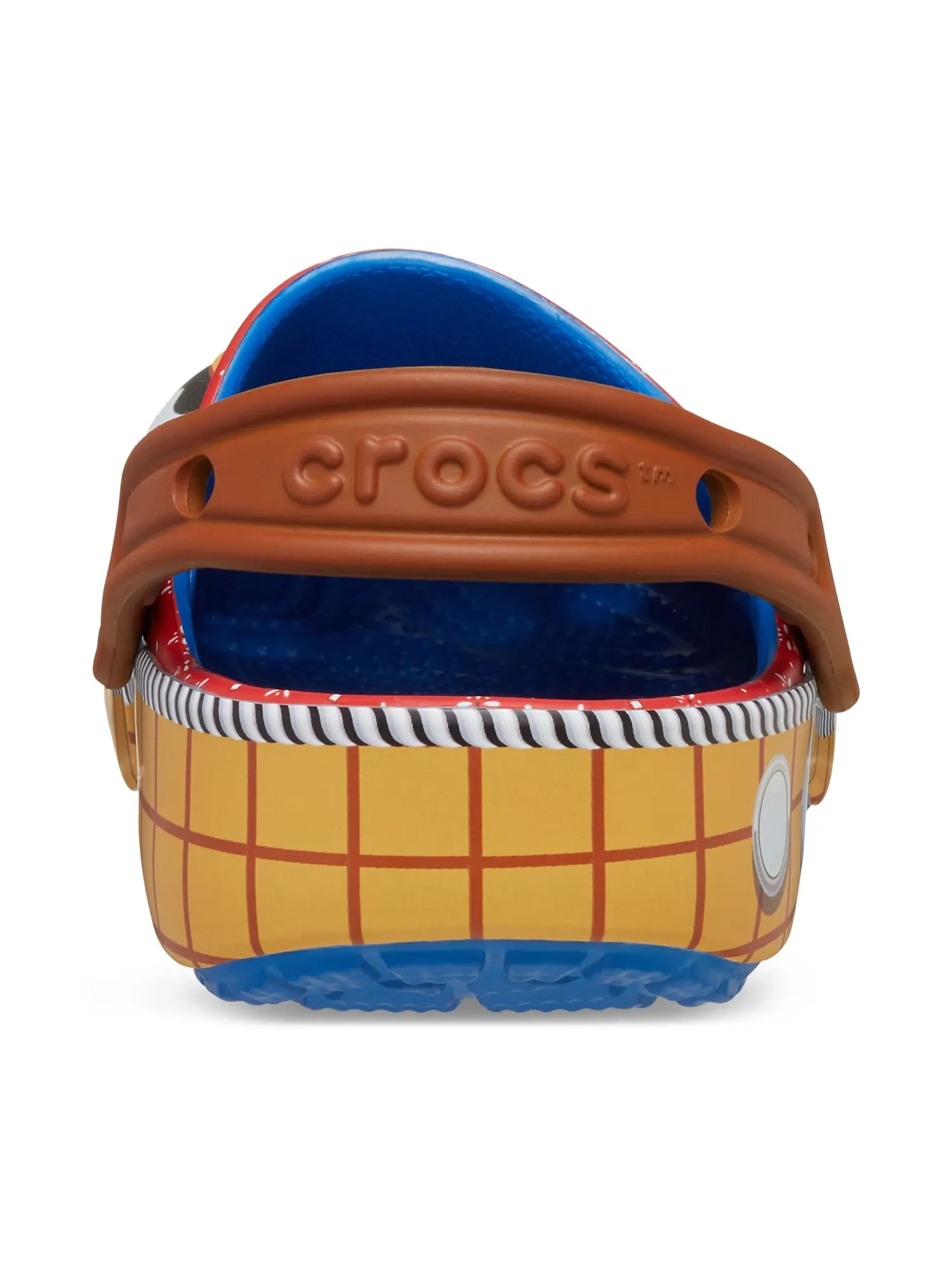 Сабо детские Crocs Classic x Toy Story 'Sheriff Woody' — изображение 5 из 7, синий/коричневый