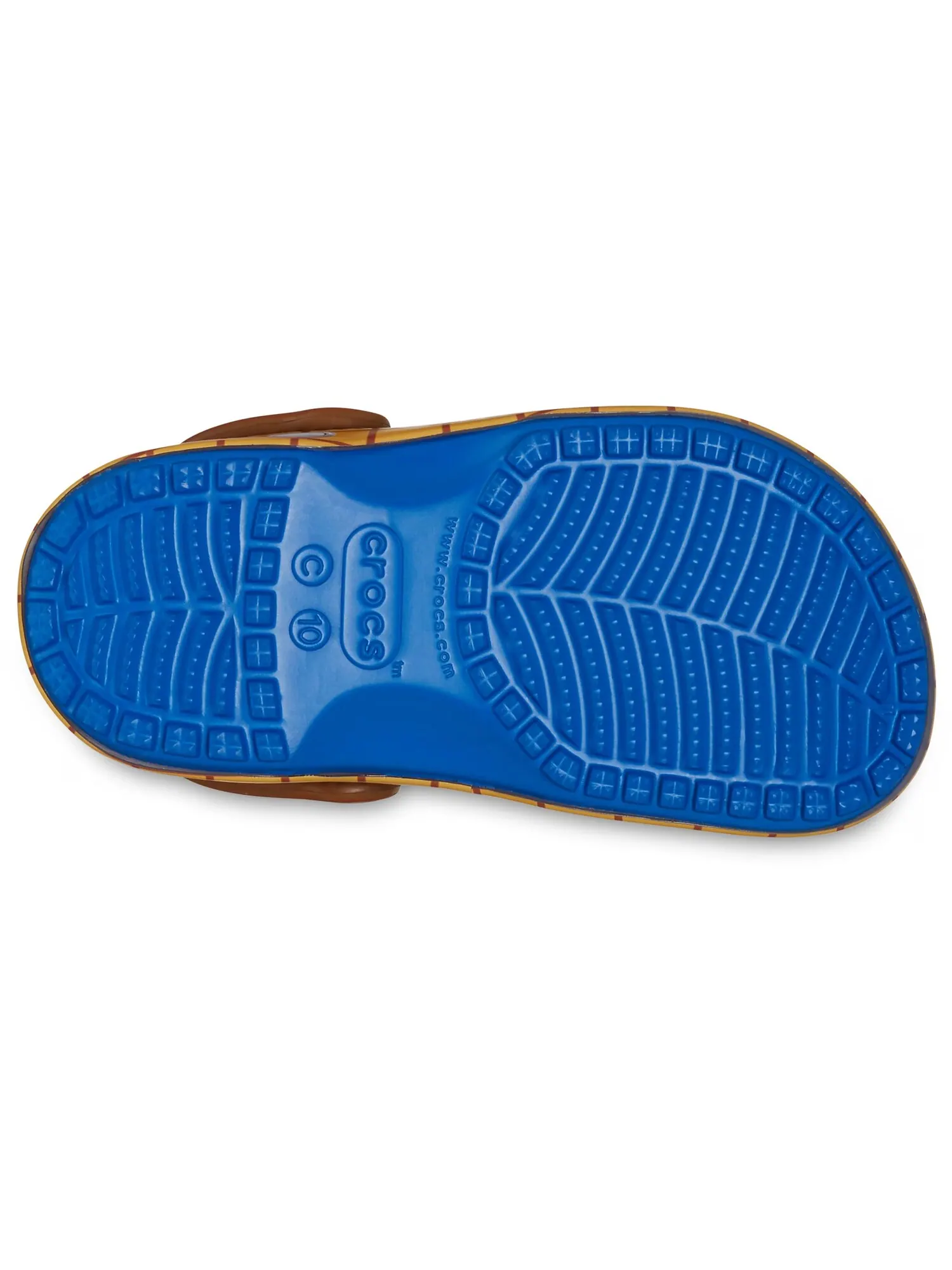 Сабо для маленьких детей Crocs Classic x Toy Story 'Sheriff Woody' — изображение 3 из 6, синий/коричневый