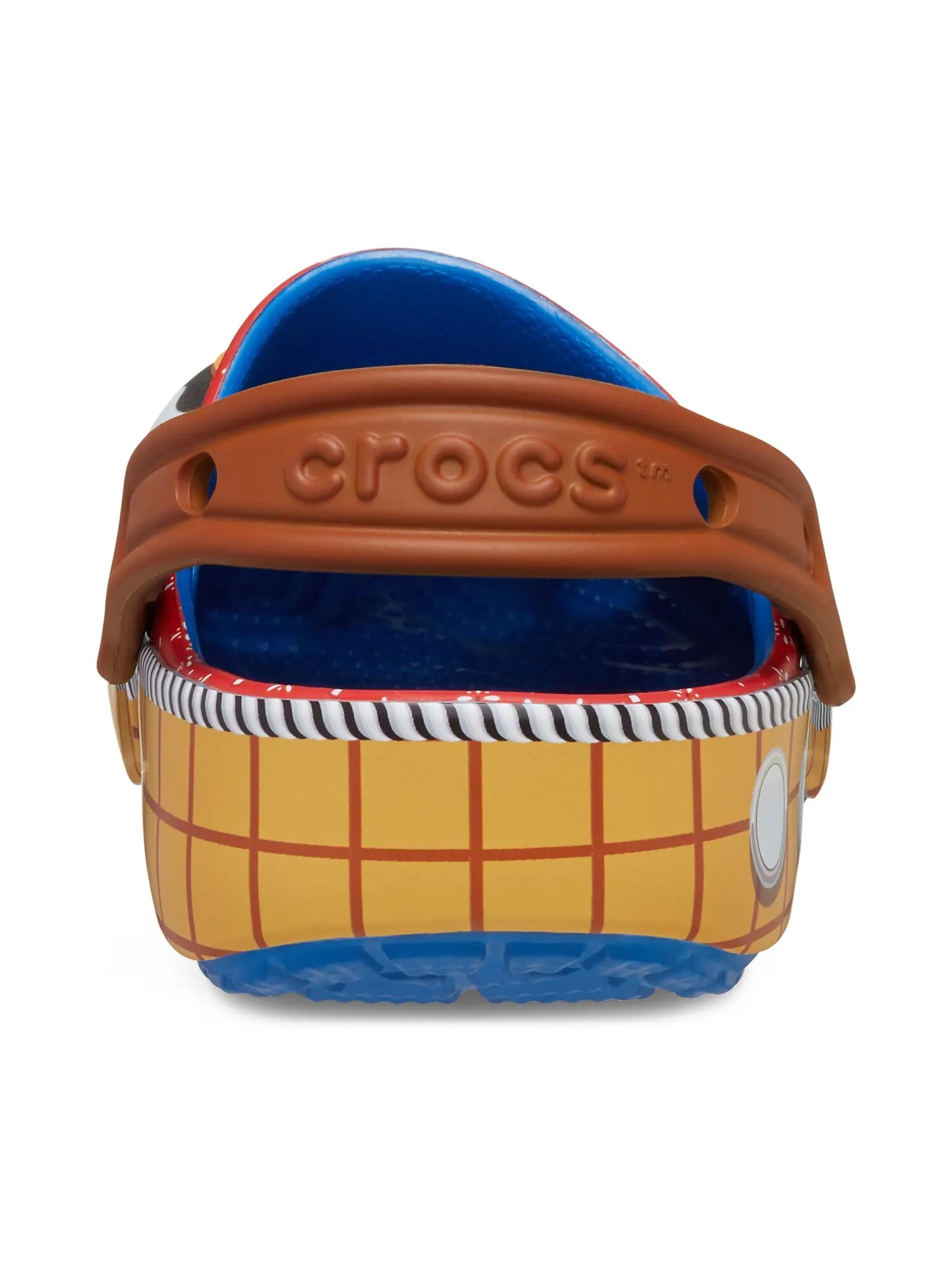 Сабо для маленьких детей Crocs Classic x Toy Story 'Sheriff Woody' — изображение 4 из 6, синий/коричневый
