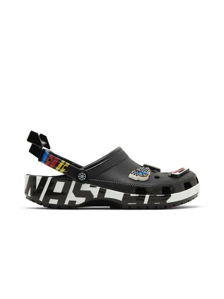 Кроссовки Crocs Nascar x Classic Clog Black — изображение 1 из 6, черный