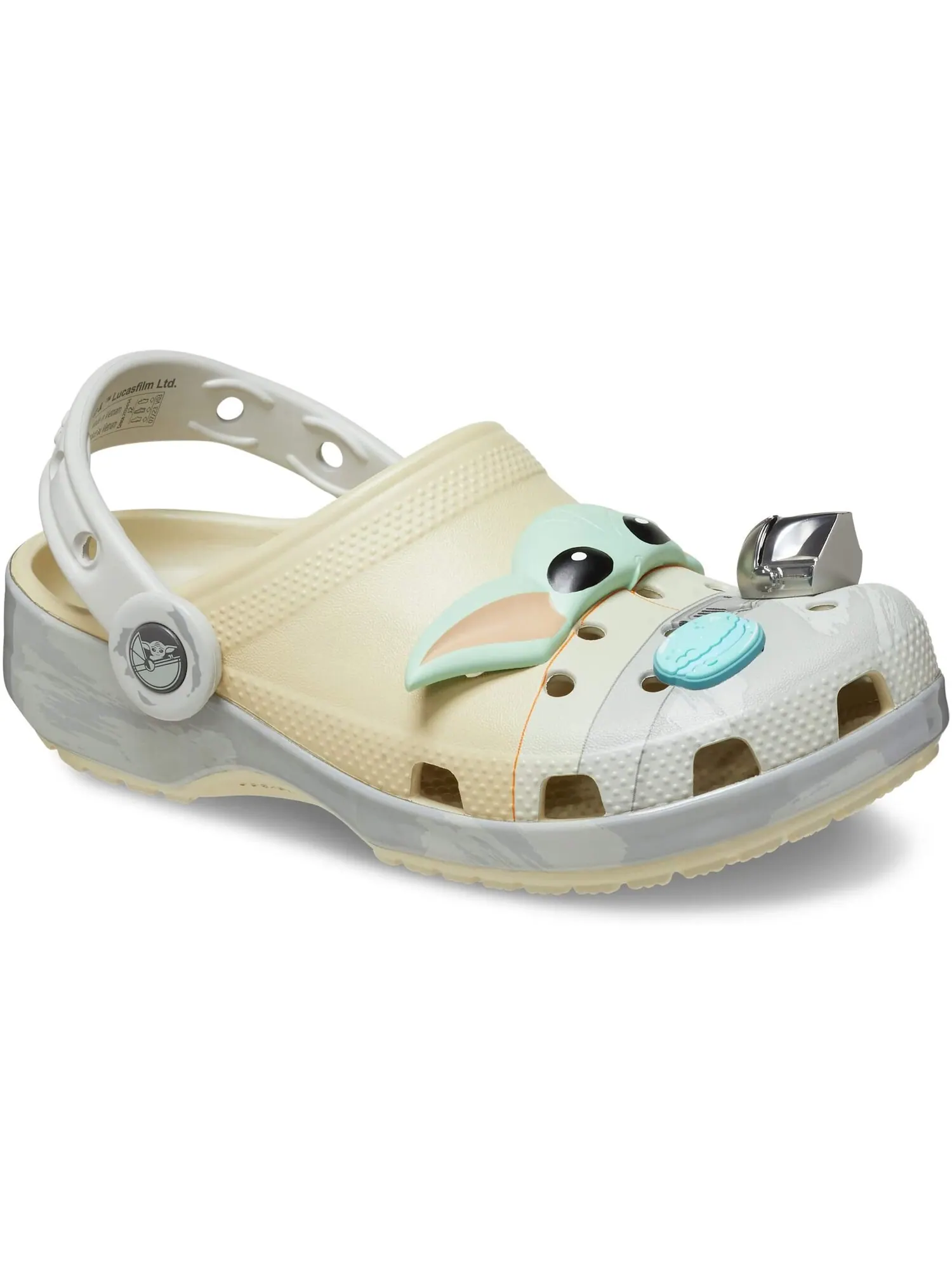 Детские сабо Crocs Classic Clog "Звездные войны: Грогу" — изображение 5 из 6, кость