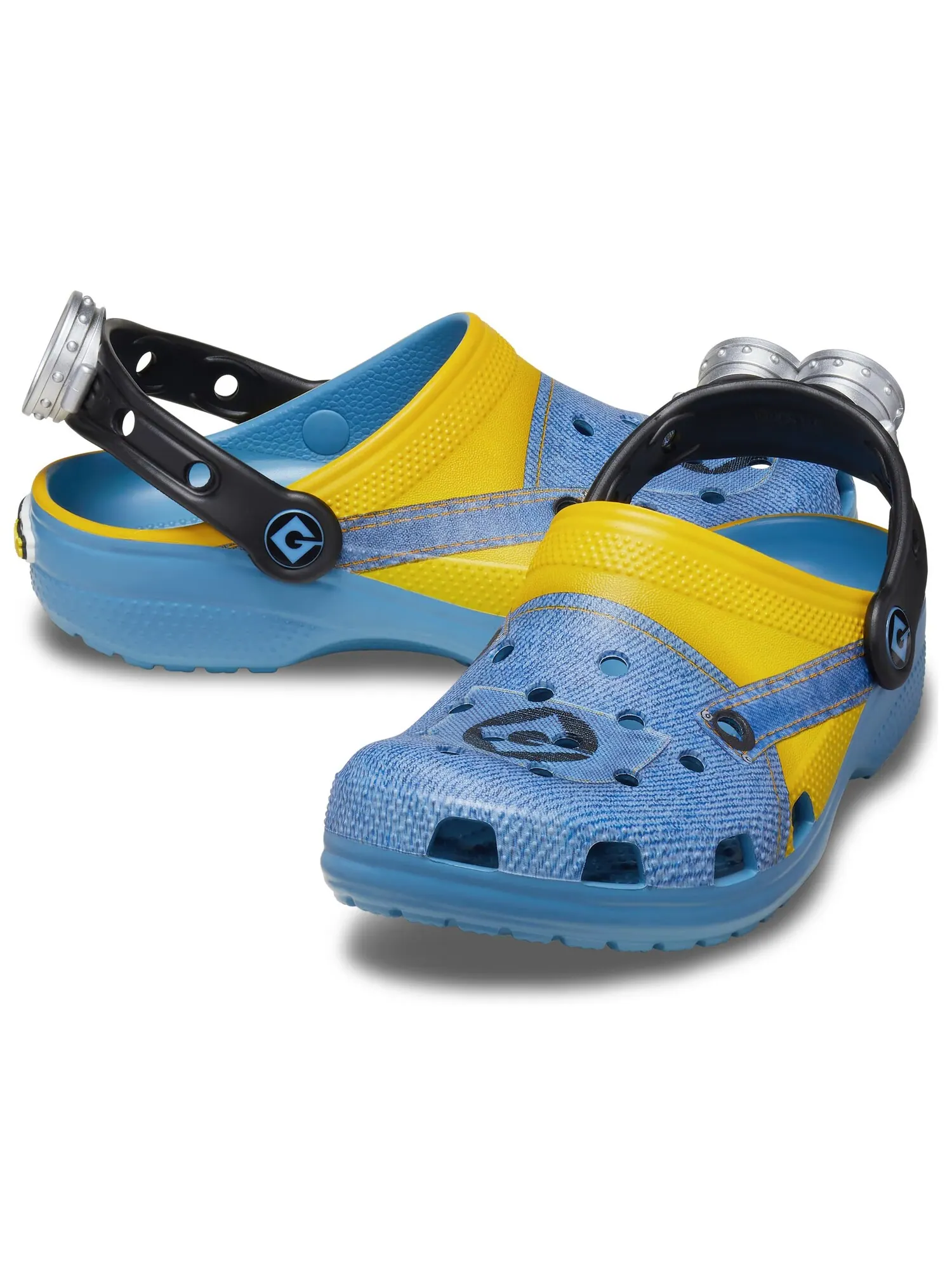 Сабо для маленьких детей Crocs Classic x Minions — изображение 2 из 7, черный
