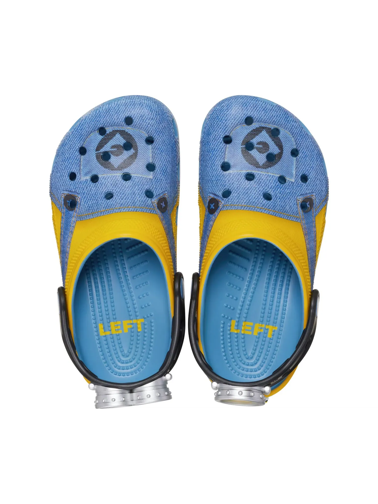 Сабо для маленьких детей Crocs Classic x Minions — изображение 7 из 7, черный