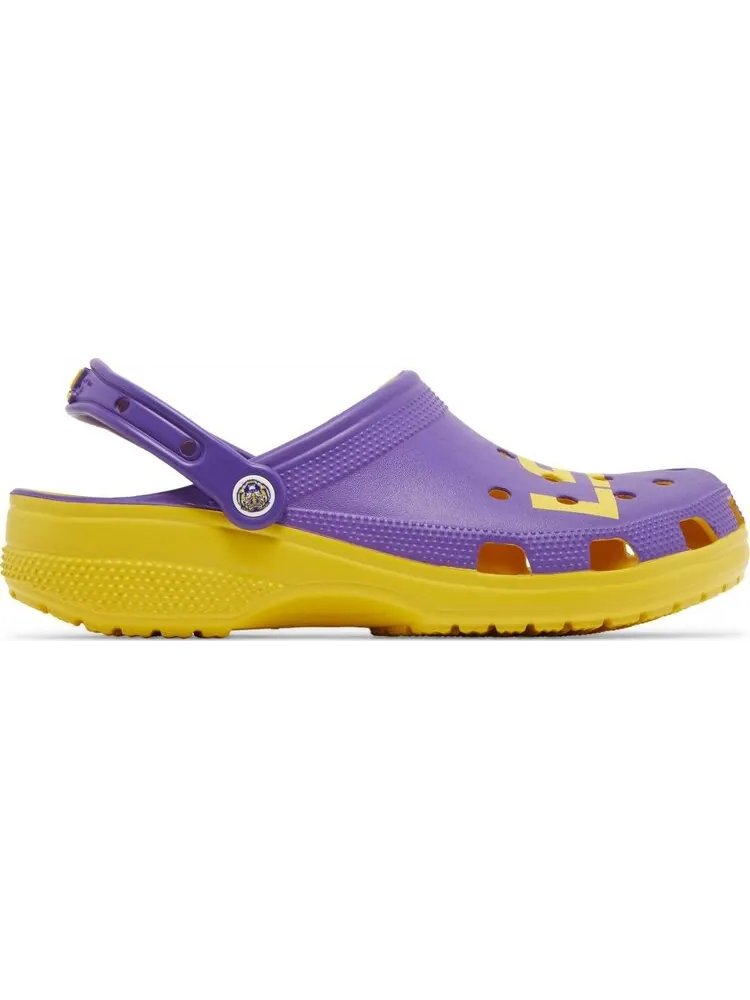 Кроссовки NCAA x Classic Clog 'LSU' — изображение 1 из 4, фиолетовый