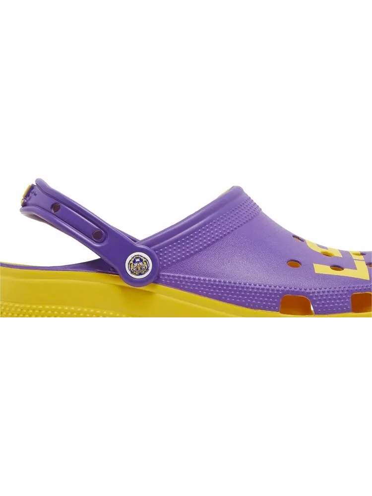 Кроссовки NCAA x Classic Clog 'LSU' — изображение 2 из 4, фиолетовый
