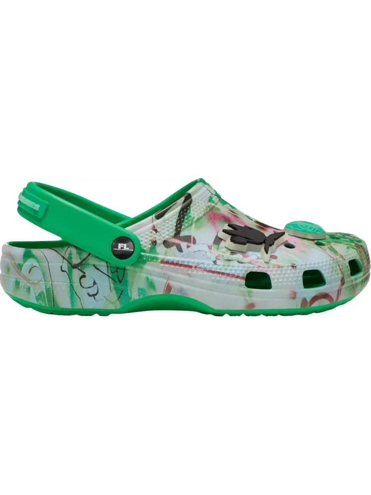 Кроссовки Futura Laboratories x Classic Clog 'Green Ivy' — изображение 1 из 1, зеленый