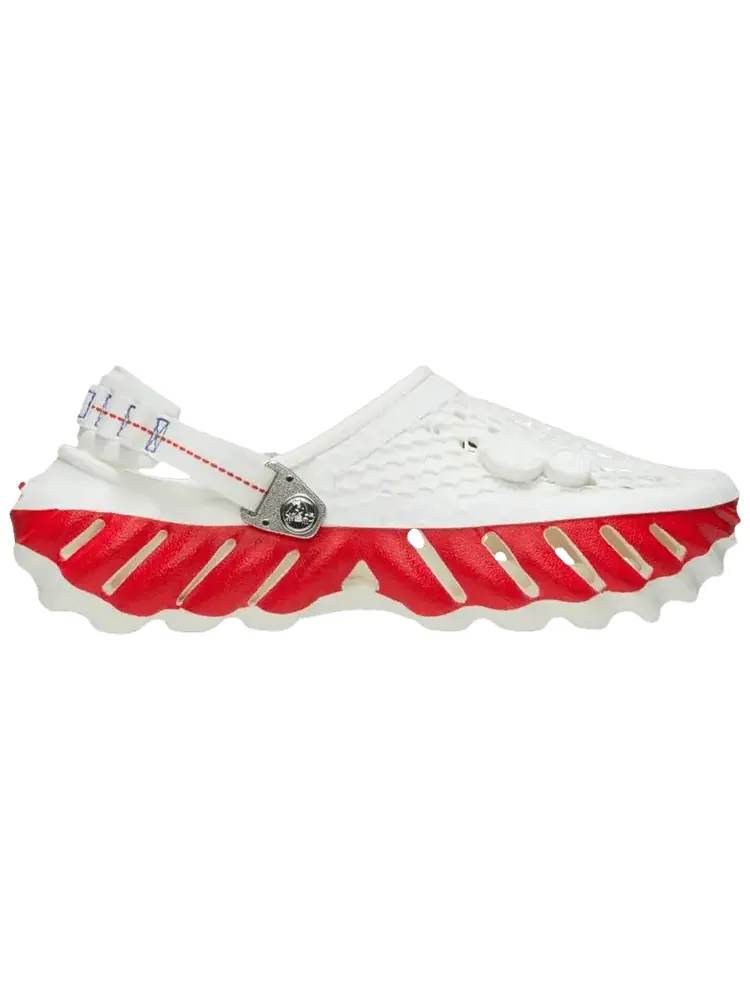 Сабо Crocs Kanghyuk x Echo Clog 'White Red'
