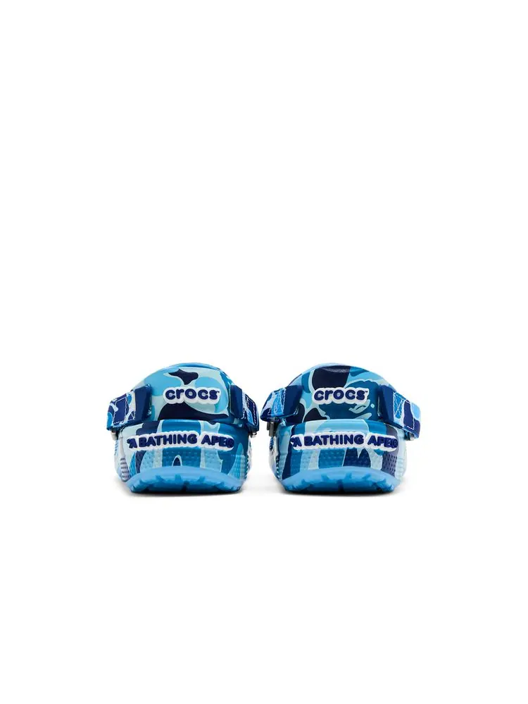 Кроссовки BAPE x Classic Clog 'ABC Camo - Blue' — изображение 6 из 9, синий
