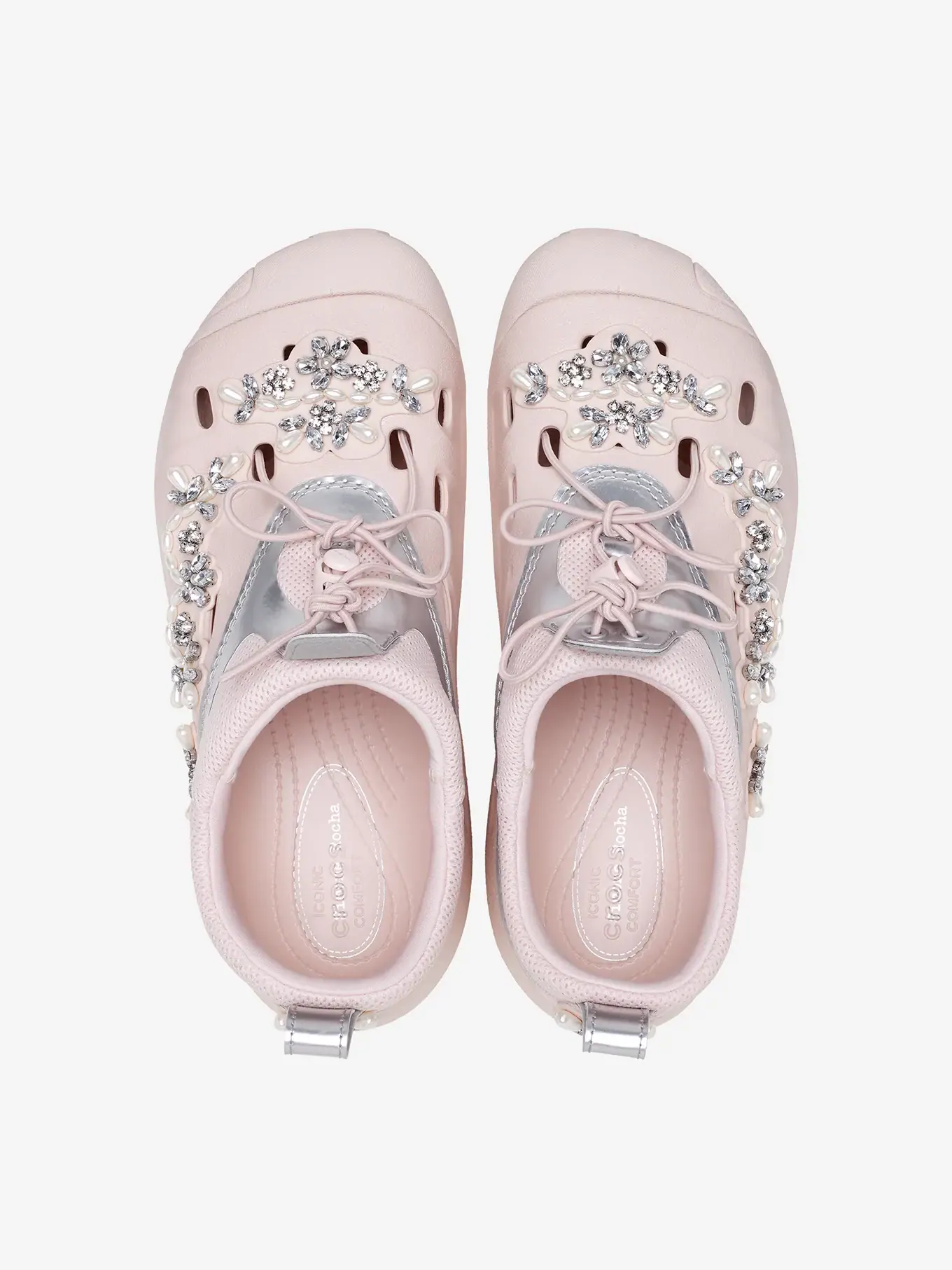 Кроссовки Crocs x Simone Rocha Quick Trail — изображение 3 из 5, розовый