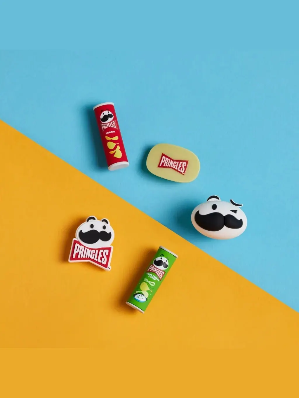 Сабо Crocs Classic x Pringles Unisex — изображение 9 из 10, синий/зеленый