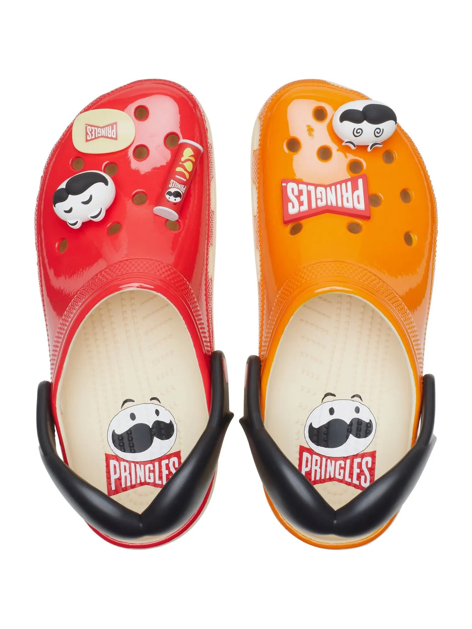 Сабо Crocs Classic x Pringles Unisex — изображение 2 из 11, красный/оранжевый