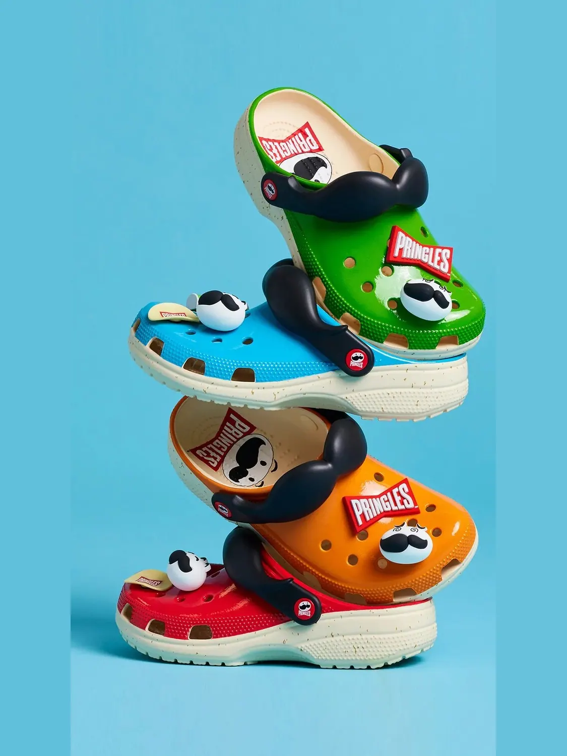 Сабо Crocs Classic x Pringles Unisex — изображение 10 из 11, красный/оранжевый