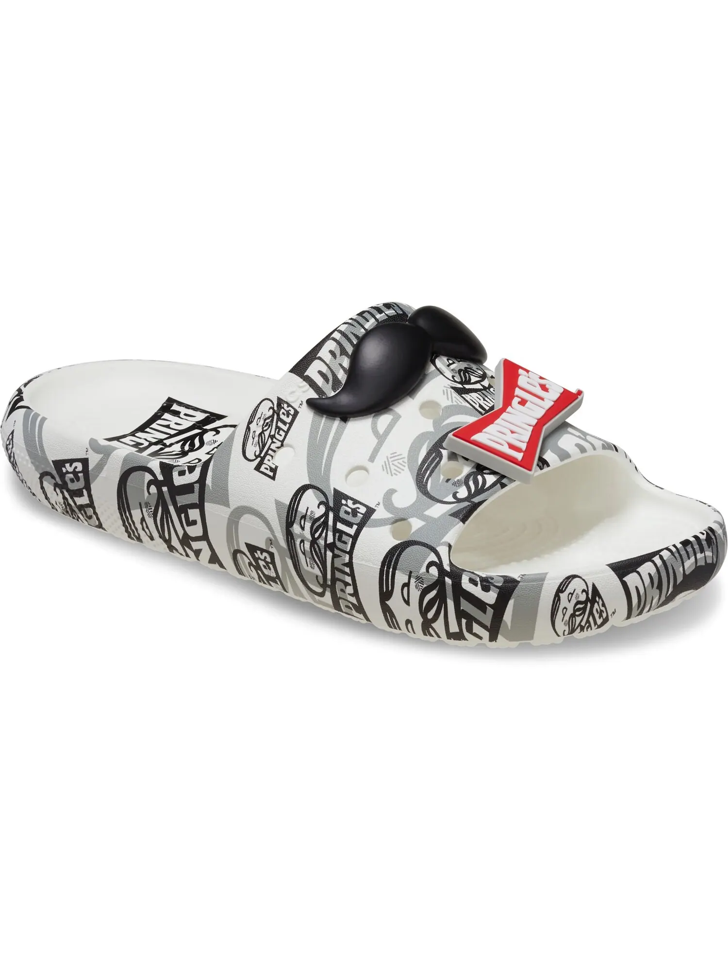 Шлепанцы Crocs Classic x Pringles Unisex — изображение 5 из 7, черный/белый