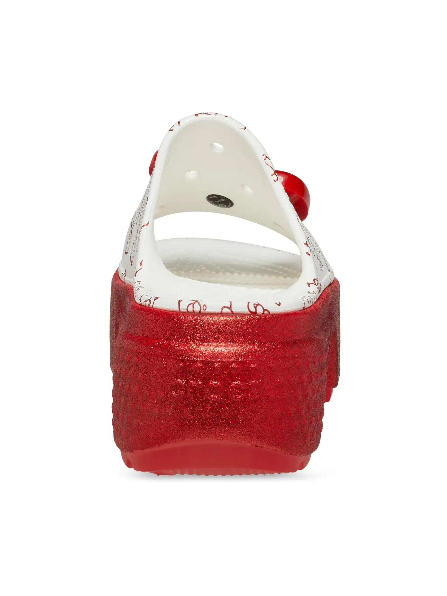 Сабо Crocs x Hello Kitty Stomp — изображение 6 из 6, белый/красный