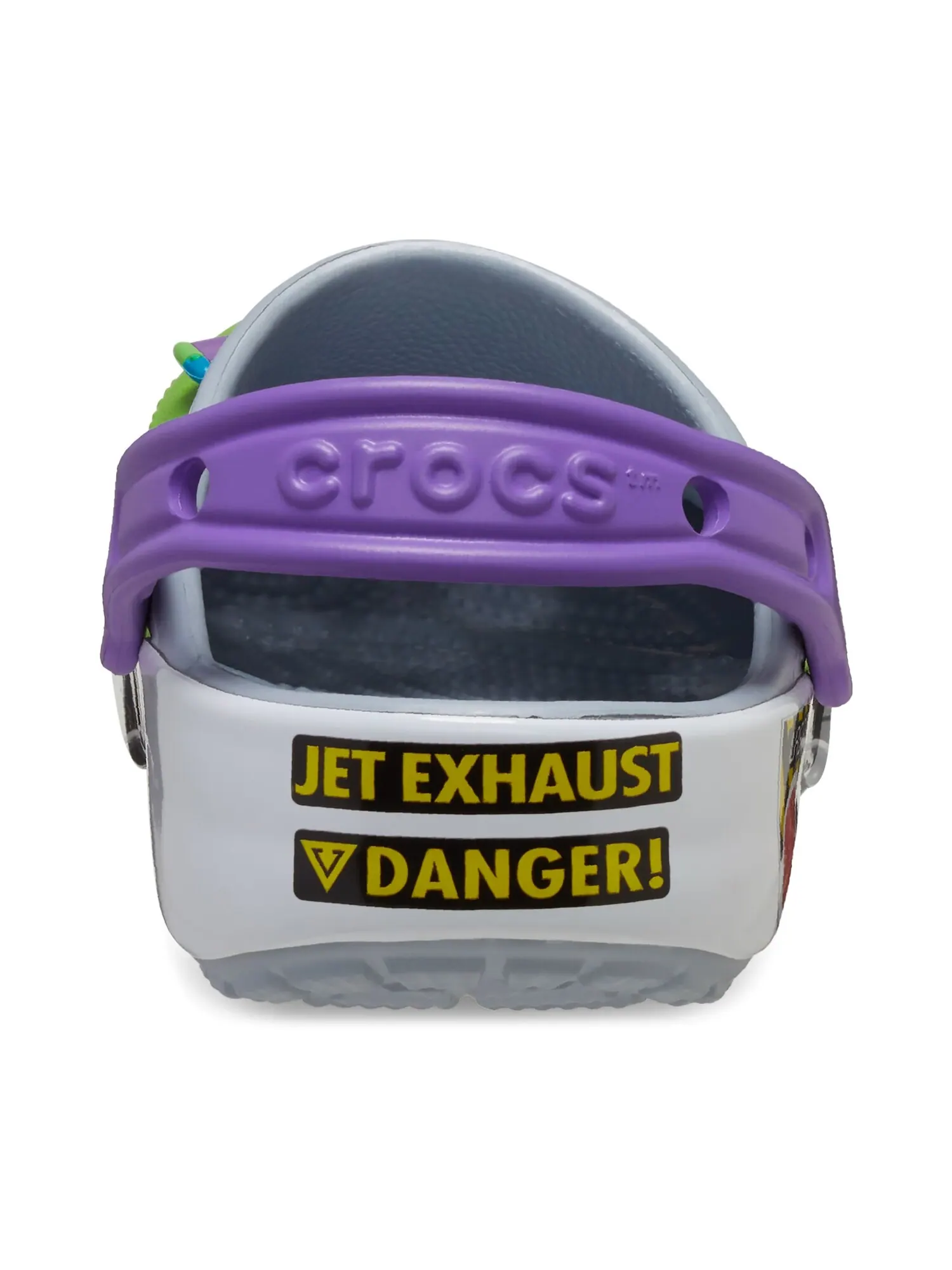 Сабо для маленьких детей Crocs Classic x Toy Story 'Buzz Lightyear' — изображение 5 из 7, зеленый/серый
