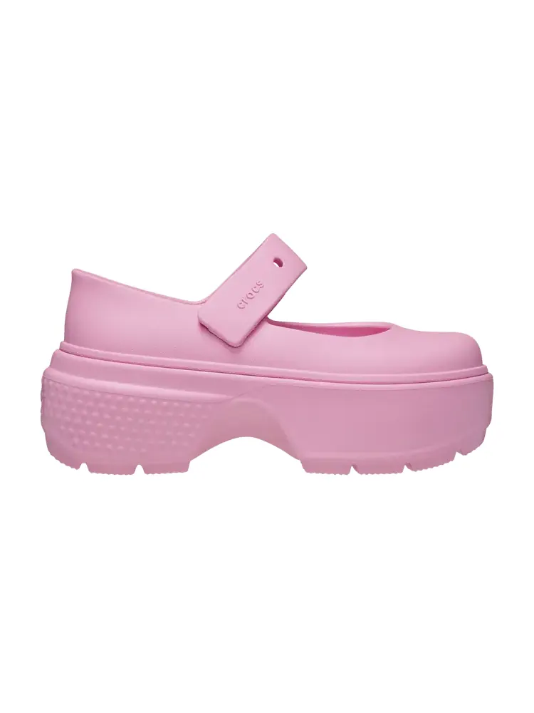 Кроссовки Crocs Stomp Mary Jane Pink Tweed — изображение 1 из 1, розовый