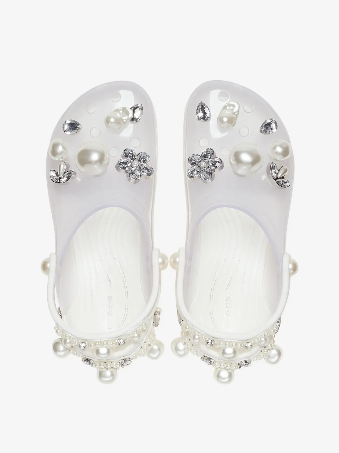 Сабо Crocs Classic x Simone Rocha — изображение 3 из 5, прозрачный