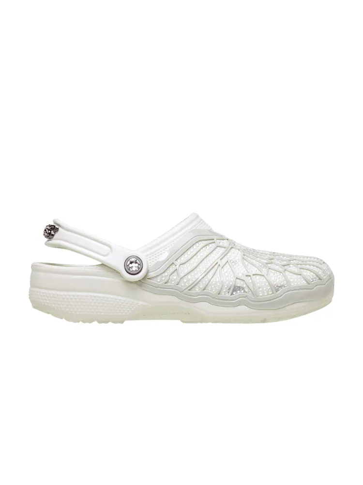 Кроссовки Swarovski x Classic Clog 'Ivory' — изображение 1 из 1, белый