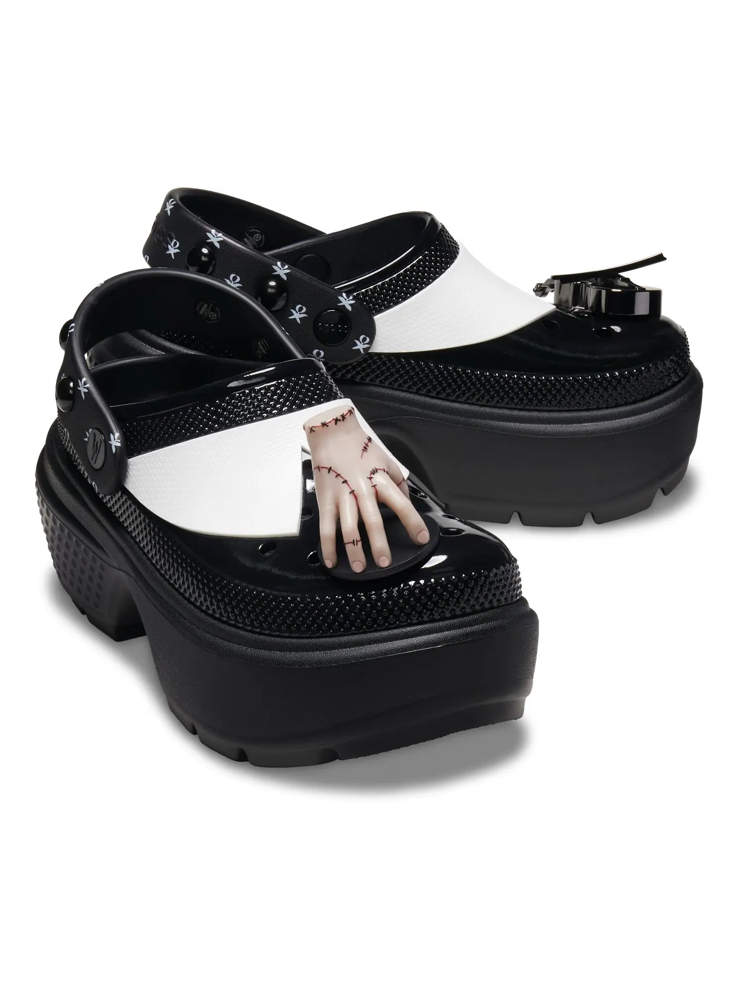 Сабо Crocs Wednesday Stomp — изображение 3 из 6, черный