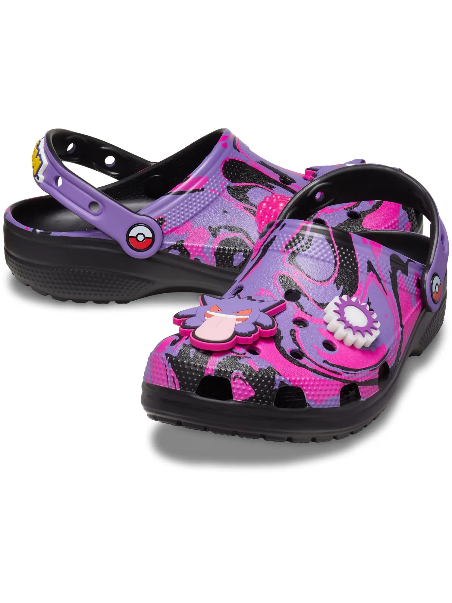 Сабо Crocs Classic Clog Pokemon Gengar — изображение 2 из 7, черный