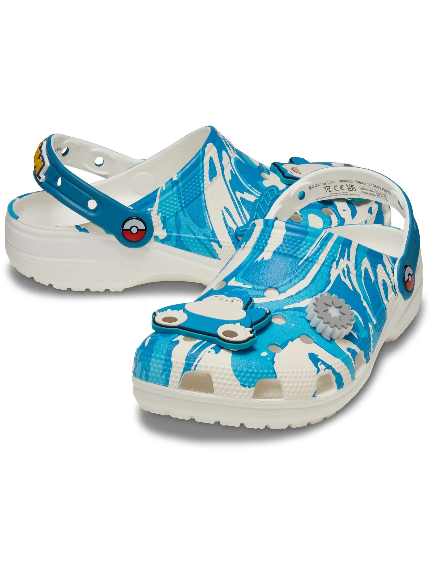 Сабо Crocs Classic Clog x Pokémon, Snorlax — изображение 2 из 7, мульти