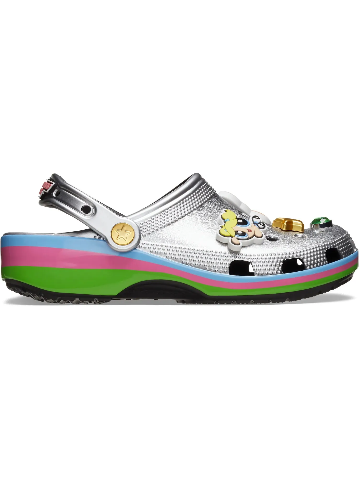 Сабо Crocs The Powerpuff Girls Classic — изображение 3 из 6, черный