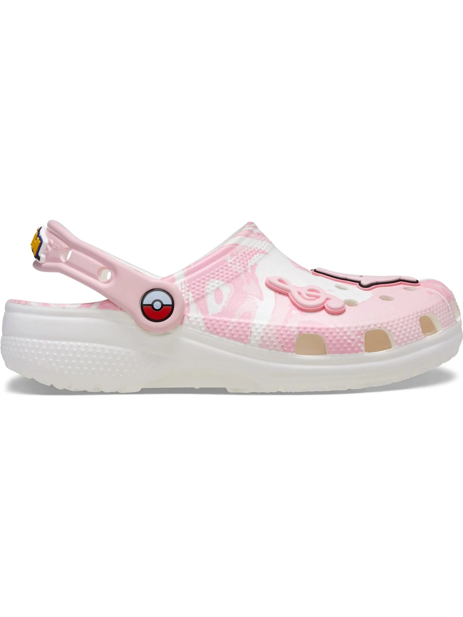 Сабо детские Crocs Classic Clog x Pokémon, Jigglypuff — изображение 3 из 7, мульти