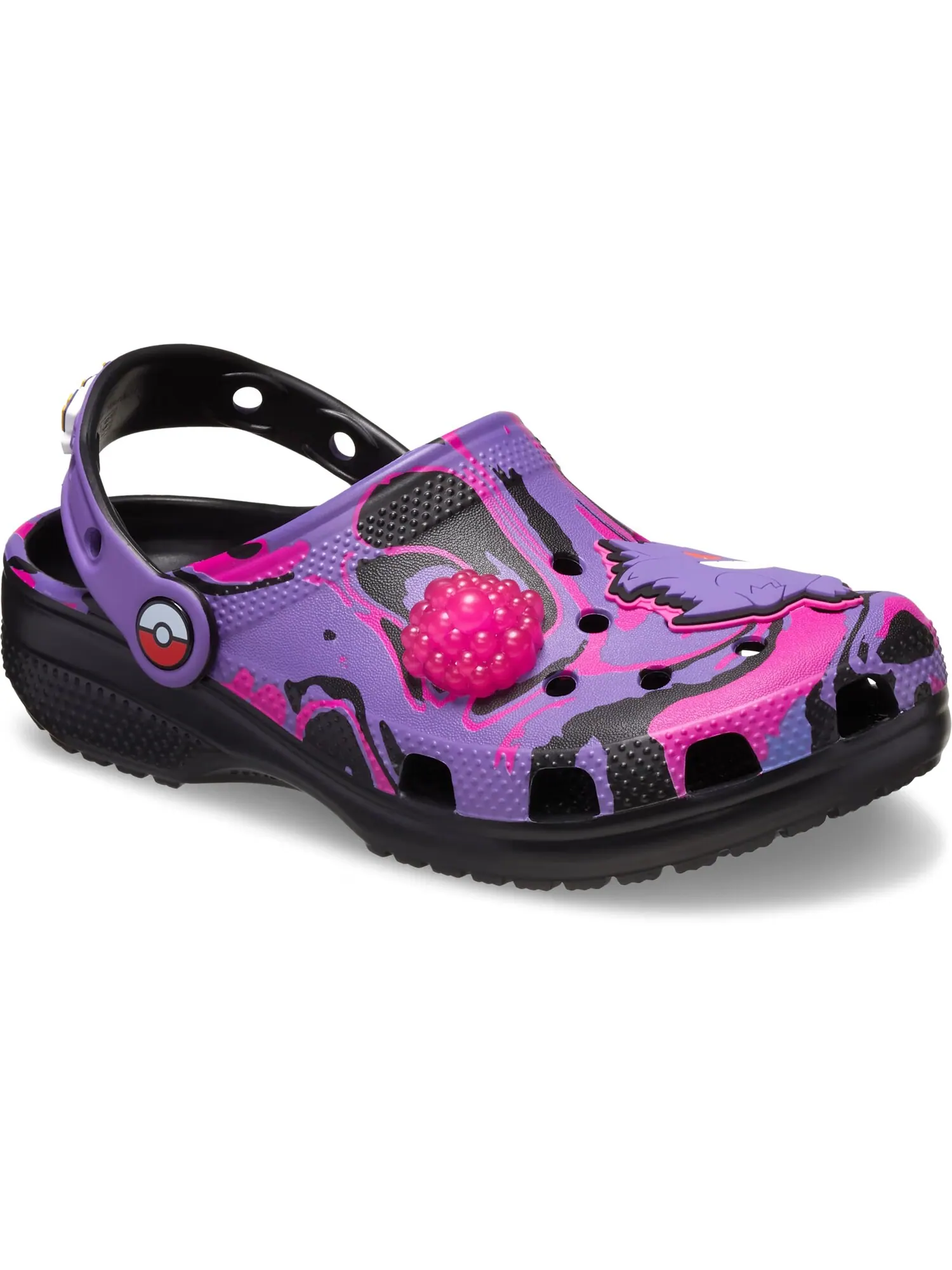Сабо детские Crocs Classic Clog x Pokémon, Gengar — изображение 6 из 7, черный