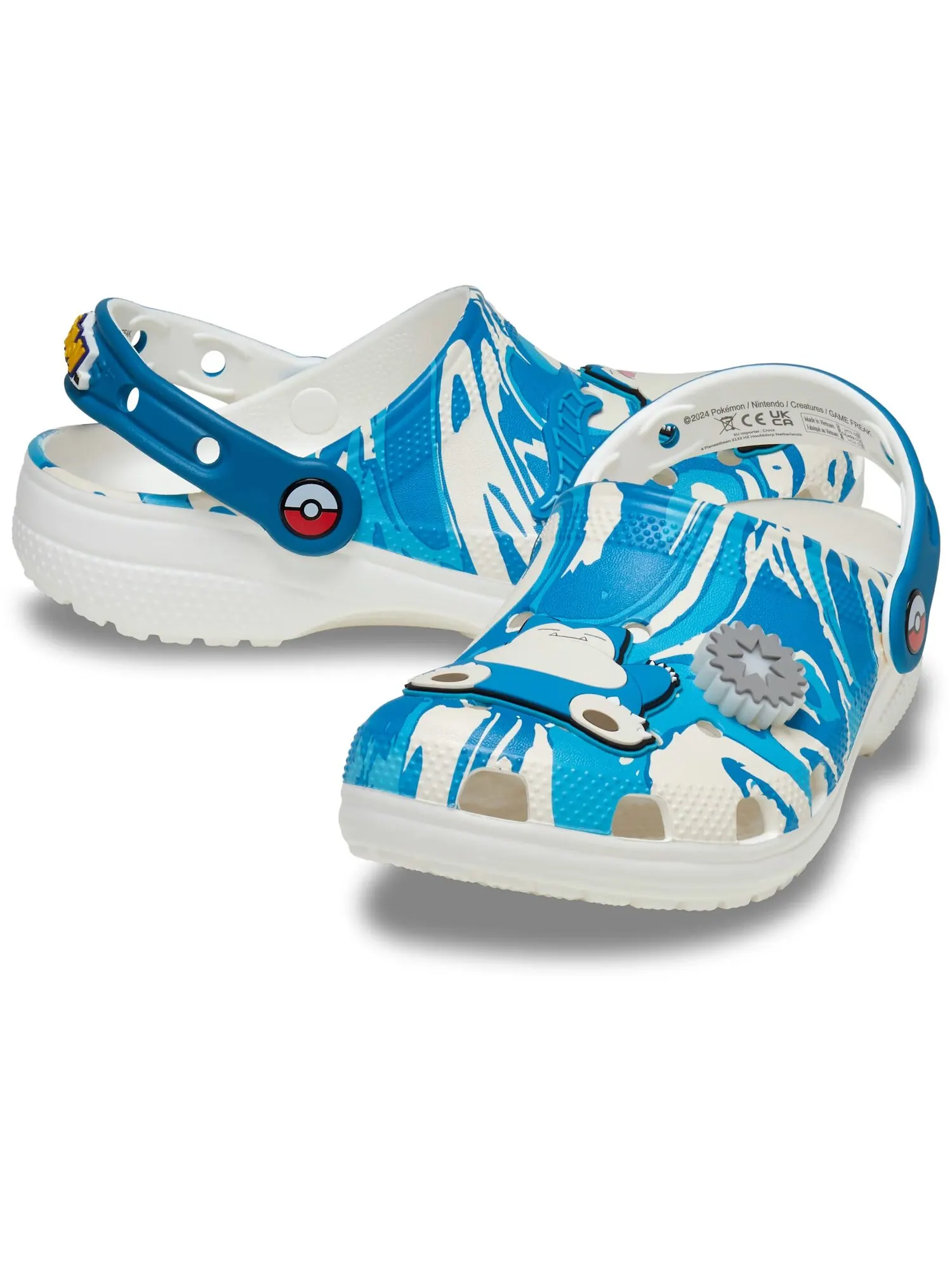 Сабо детские Crocs Classic Clog x Pokémon, Snorlax — изображение 2 из 7, мульти