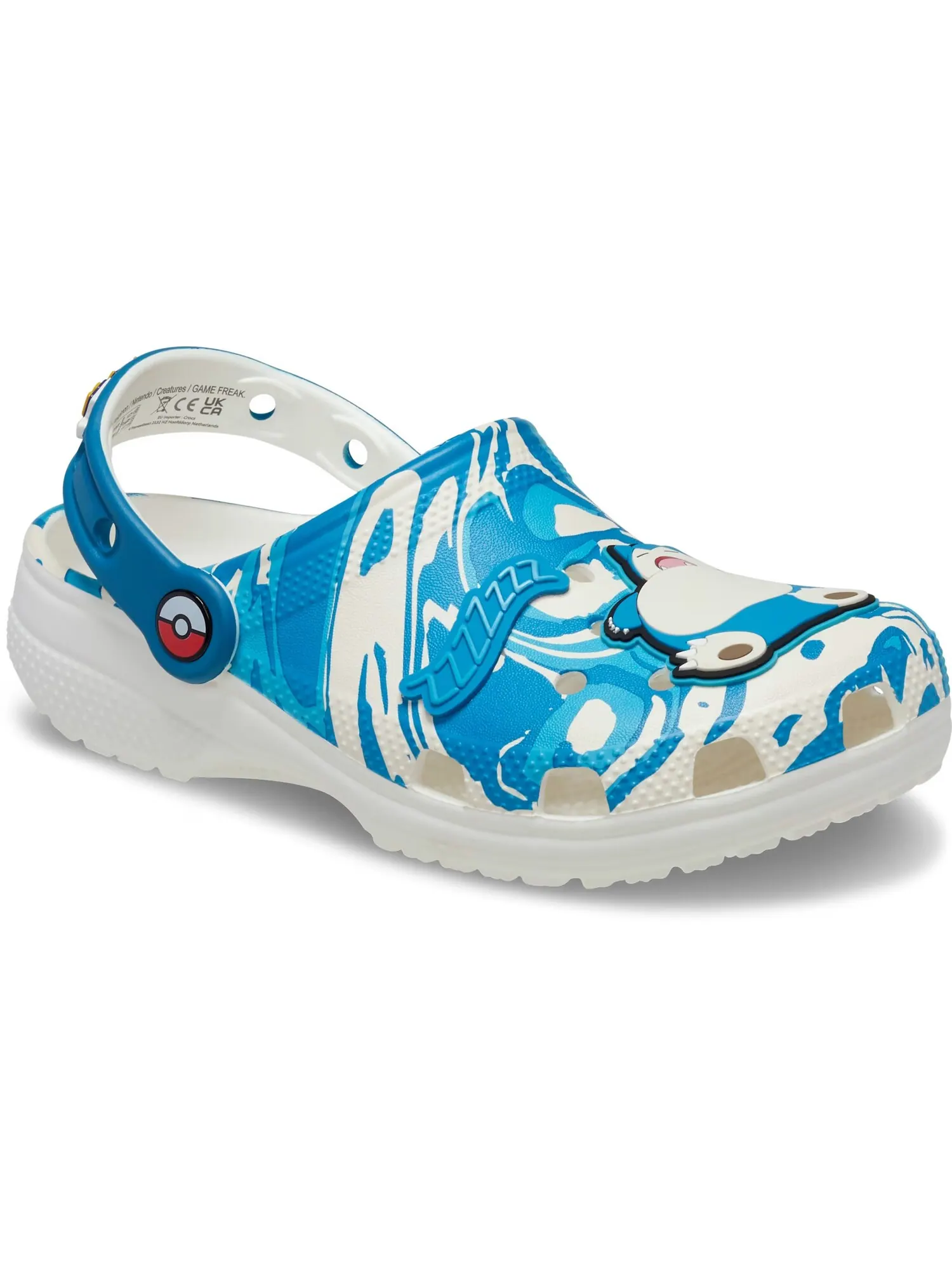 Сабо детские Crocs Classic Clog x Pokémon, Snorlax — изображение 6 из 7, мульти