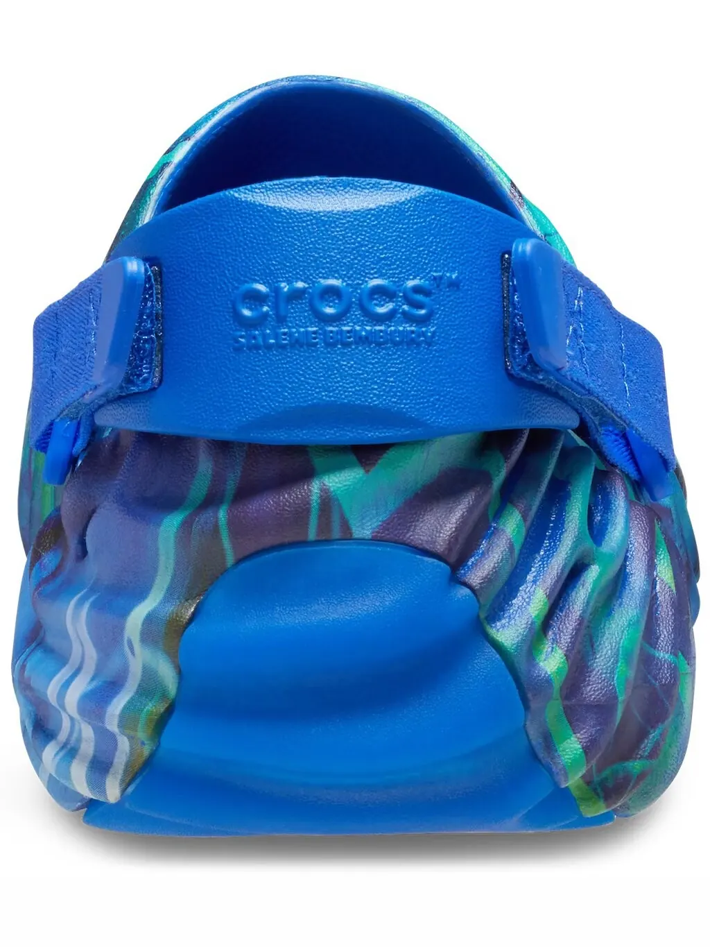 Сабо Crocs Pollex x Futura x Salehe Bembury 'Art Friends Thumbs Up Good Job' — изображение 5 из 8, синий