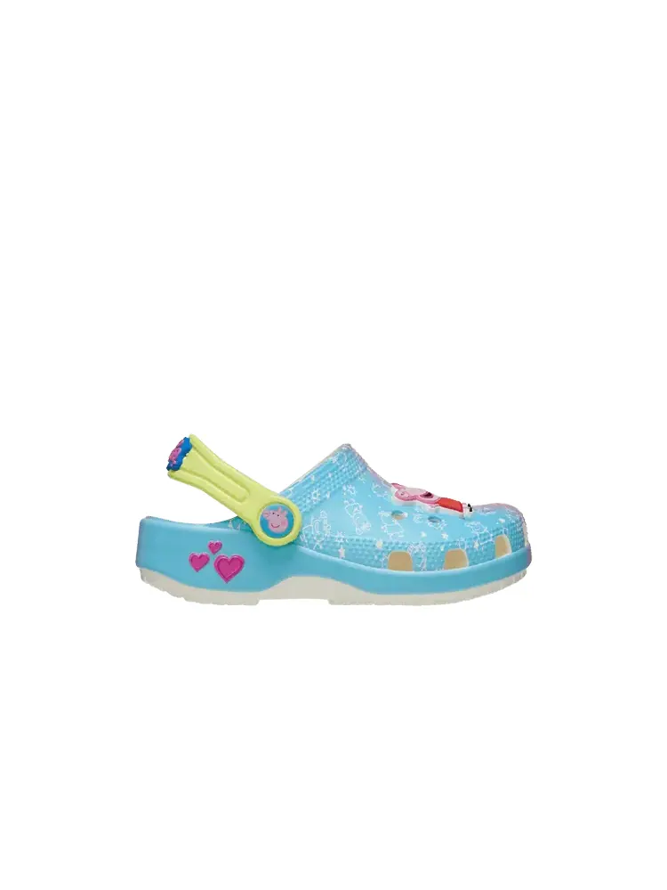 Кроссовки Crocs Peppa Pig x Classic Clog Toddler Blue Pink Gradient