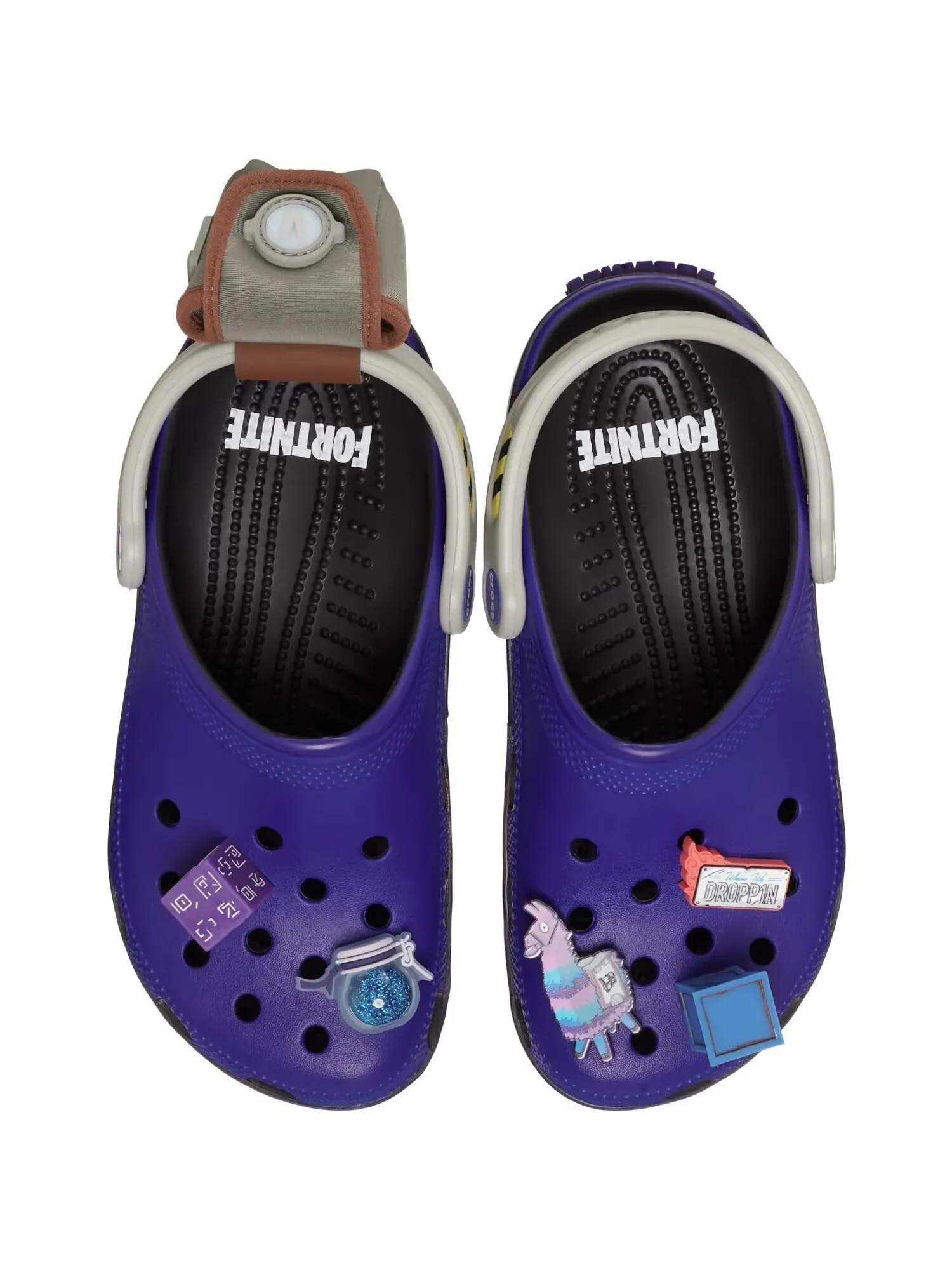 Сабо Crocs Classic x Fortnite Battle Bus — изображение 2 из 6, синий мульти
