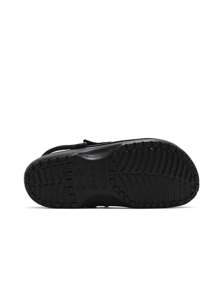 Кроссовки Crocs BEAMS x Classic Clog 'Leather Riders' — изображение 5 из 9, черный